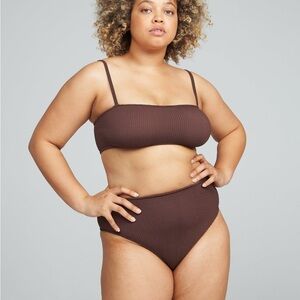 YouSwim Poise High Waist Two-Piece in Espresso
